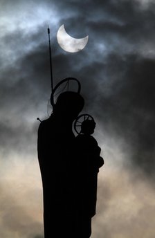 Mideast Lebanon Solar Eclipse